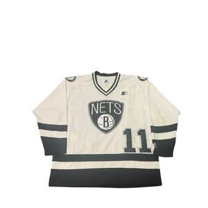 Brooklyn Nets #11 Black Lives Matter Hockey Style Jersey by Starter
